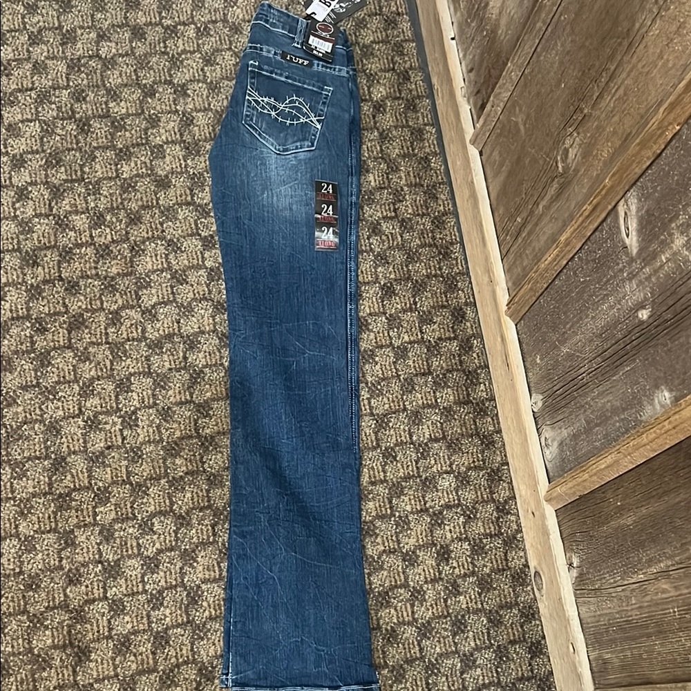 Cowgirl Tuff Blue Boot Cut Jeans